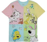 Loungefly Bekleidung: Disney Princess Sidekicks Color Block Unisex T-Shirt - Größe S