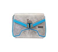 Loungefly Unisex-Erwachsene Chain Strap Crossbody Bag Star Wars Jango Fett Umhängetasche mit Kettenriemen, Mehrfarbig/Meereswellen (Ocean Tides)