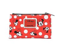 Loungefly Damen Disney Minnie Mouse Polka Dot Red Zip Around Wallet
