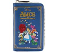 Loungefly Disney Aiw Classic Book Zip Around Wallet Alice In Wonderland One Size