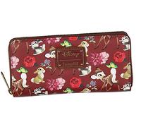 Loungefly Disney Bambi Allover Print Friends and Flowers Zip Around Wallet