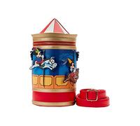 Loungefly Brave Little Tailor Mickey & Minnie Umhängetasche, Mehrfarbig/Meereswellen (Ocean Tides), Einheitsgröße