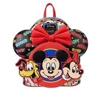 Loungefly Mini-Rucksack & Crossbody Mickey & Friends Ear Holder Blumenmuster/Spitze Einheitsgröße