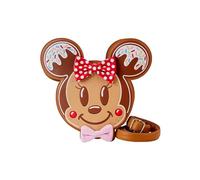 Loungefly Mickey & Minnie Gingerbread Cookie Crossbody Geldbörse | Disney, Braun, Standard, Figurale Umhängetasche