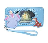 Loungefly Disney Cinderella Lenticular Series Zip Around Wallet | Disney Wallets, Mehrfarbig/Meereswellen (Ocean Tides), Einheitsgröße, Geldbörse
