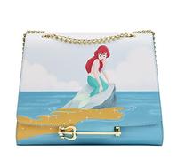 Loungefly Disney Crossbody Bag Little Mermaid Tritons Nue offiziell Blau One Size