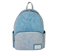 Loungefly Disney Dogs & Cats Faux Denim Mini Backpack
