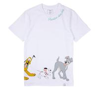 Loungefly Disney Dogs & Cats Uni-T-Shirt, Größe L