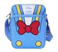 Loungefly Disney Donald Duck 90th Anniversary Cosplay Nylon Passport Crossbody Bag, Blau
