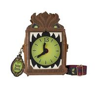 Loungefly Disney Haunted Mansion Clock Crossbody Bag, Braun, Einheitsgröße