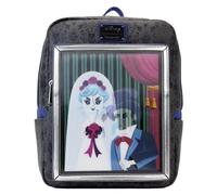 Loungefly Disney Haunted Mansion The Black Widow Bride Portrait Lenticular Double Strap Shoulder Bag, Mehrfarbig/Meereswellen (Ocean Tides)