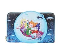 Loungefly Disney Hocus Pocus Poster Zip Wallet | Halloween Wallets, Mehrfarbig/Meereswellen (Ocean Tides), Einheitsgröße, Classic
