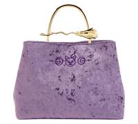 Loungefly Disney Hocus Pocus Handtasche mit Besengriff aus Samt