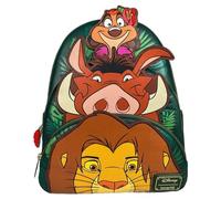 Loungefly Disney König der Löwen Triple Pocket Three Friends Mini Rucksack Doppelriemen