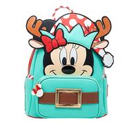 Loungefly Disney Leuchtender Minnie Maus Rentier Cosplay Rucksack, Mehrfarbig, Einheitsgröße, Wdbk2809