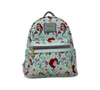 Loungefly Disney Little Mermaid All-Over-Print Exklusiver Mini Rucksack, Lila Grün, Mini, Mini Rucksack, Violett, Grün, Mini