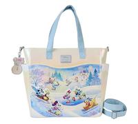 Loungefly Disney Mickey and Friends Winter Wonderland SCE Convertible Tote
