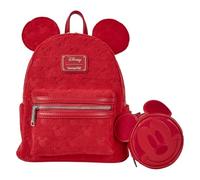 Loungefly Mickey Mouse All-Over Print Plush Burnout Mini Backpack 1 Stk.