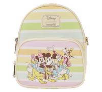 Loungefly Disney Mickey & Friends Rainbow Stripes Convertible Mini Backpack & Crossbody Bag - WDBK1271 1 Stk.