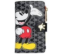 Loungefly Disney Mickey Mouse Wallet Snap Flap Clutch, Mehrfarbig