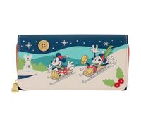 Loungefly Disney Mickey und Minnie Holiday Flap Wallet