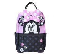 Loungefly Disney Minnie Floral Rock The Dots Rucksack aus Nylon in voller Größe