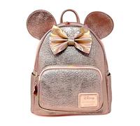 Loungefly Disney Minnie Mouse Damen Schultertasche mit doppeltem Riemen, Rosa/Rosa, Pink, Medium