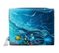 Loungefly Disney Moana Ozean Dreifachbrieftasche - Prinzessin Vaiana - Brieftasche für Damen - Offizielles Merchandise
