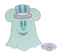 Loungefly Disney Pastel Ghost Minnie und Mickey GITD doppelseitige Umhängetasche