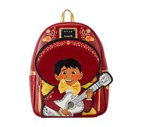 Loungefly Disney Pixar Coco Miguel Mini Rucksack Disney Standard, Rot/Ausflug, einfarbig (Getaway Solids), Standard, Mini-Rucksack