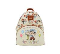 Loungefly Disney Pixar Up Greatest Adventure Mini-Rucksack, Braun, Hellbraun, keine