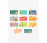 Loungefly - Disney Princess - Ariel - Signature Licence Plate - Enamel Pin - 1 Of 6 To Collect - Styles Vary - Disney Princesses - Blind Box - Emaille-Nadeln - Niedliche Brosche Zum Sammeln & Taschen