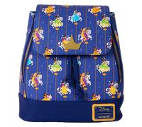 Loungefly Disney Princess Carousel All-Over Print Drawstring Mini Backpack