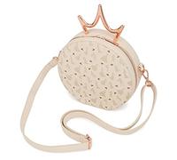 Loungefly Handtasche Ultimate Corona – Disney-Prinzessin mit Metallkrone, Beige