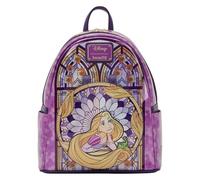 Loungefly Disney: Rapunzel Stained Glass Collection Mini Backpack - Disney Princesses - Amazon-Exklusiv - Niedliche Sammeltasche - Geschenkidee - Offizielle Handelswaren - Für Jungen, Mädchen