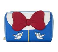 Loungefly Disney Snow White Cosplay Bow Wallet, schneeweiß, Einheitsgröße, Disney Snow White Cosplay Geldbörse mit Reißverschluss