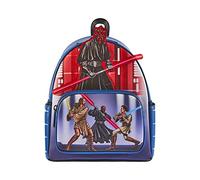 Loungefly Disney - Star Wars - Darth Maul Villains - Rucksack - Amazon Exklusiv - Premium Vegan Leather - Geschenkidee - Offizielle Ware - für Jungen, Mädchen, Männer und Frauen.