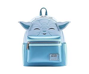 Loungefly Disney - Star Wars - Hologram Yoda - Backpack - Amazon-Exklusiv - Niedliche Sammeltasche - Geschenkidee - Offizielle Handelswaren - Für Jungen, Mädchen Men und Frauen - Movies Fans