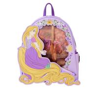 Loungefly Disney Tangled Rapunzel Lenticular Mini Rucksack, Mehrfarbig/Meereswellen (Ocean Tides), Mini