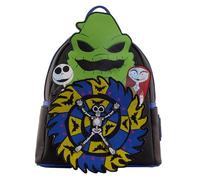 Loungefly Disney - the Nightmare Before Christmas 30th - Rucksack - Amazon Exclusive - Premium Vegan Leder - Geschenkidee - Offizielle Merchandise - für Jungen, Mädchen, Männer und Frauen - Filmfans