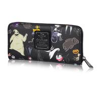 Loungefly Disney The Nightmare Before Christmas Geldb rse Akkordeon-Stil und Rundum-Rei verschluss