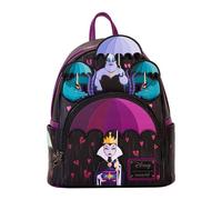 Loungefly Disney Villains Curse Your Hearts Schultertasche mit Doppelriemen, Mehrfarbig/Meereswellen (Ocean Tides), Mini