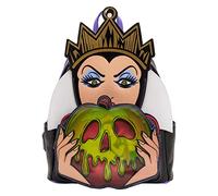 Loungefly Disney Villains Evil Queen Apple Damen-Schultertasche mit Doppelriemen, Mehrfarbig/Meereswellen (Ocean Tides), 1 Count (Pack of 1), Mini-Rucksack