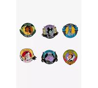 Loungefly Disney Villains: Fan Club Badge - Enamel Pin - 1 Of 6 To Collect - Disney Villains - Blind Box - Emaille-Nadeln - Niedliche Brosche Zum Sammeln - Für Rucksäcke & Taschen - Geschenkidee