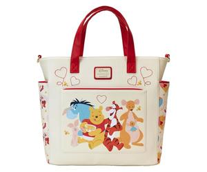 Loungefly Disney Winnie Puuh Love wandelbarer Rucksack und Tragetasche