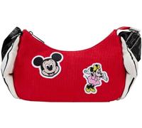 Loungefly Disney100 Mickey und Minnie Classic Gloves Crossbody Bag, Mehrfarbig/Meereswellen (Ocean Tides)
