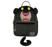 Loungefly Disney's The Jungle Book Bagheera Cosplay Double Strap Shoulder Bag, Black, Wdbk2790, Schwarz