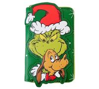 Loungefly Dr. Seuss Santa Grinch & Max Wallet Grinch, Grün, Einheitsgröße, Geldbörse