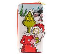 Loungefly Dr. Seuss The Grinch Loves The Holidays Zip Around Wallet, Multi