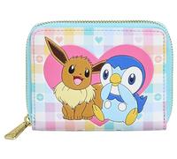 Loungefly Friends Pokemon Piplup und Eevee Geldbörse, Mehrfarbig